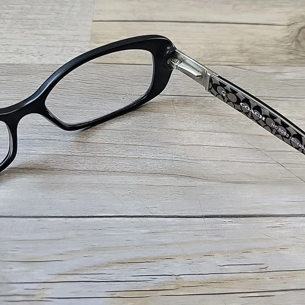 COACH HC 6063 5261 Eyeglasses Black‎ Military Sig C FRAMES ONLY 51-15 135 - Picture 8 of 14